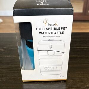 Collapsible Pet Water Bottle - Blue
